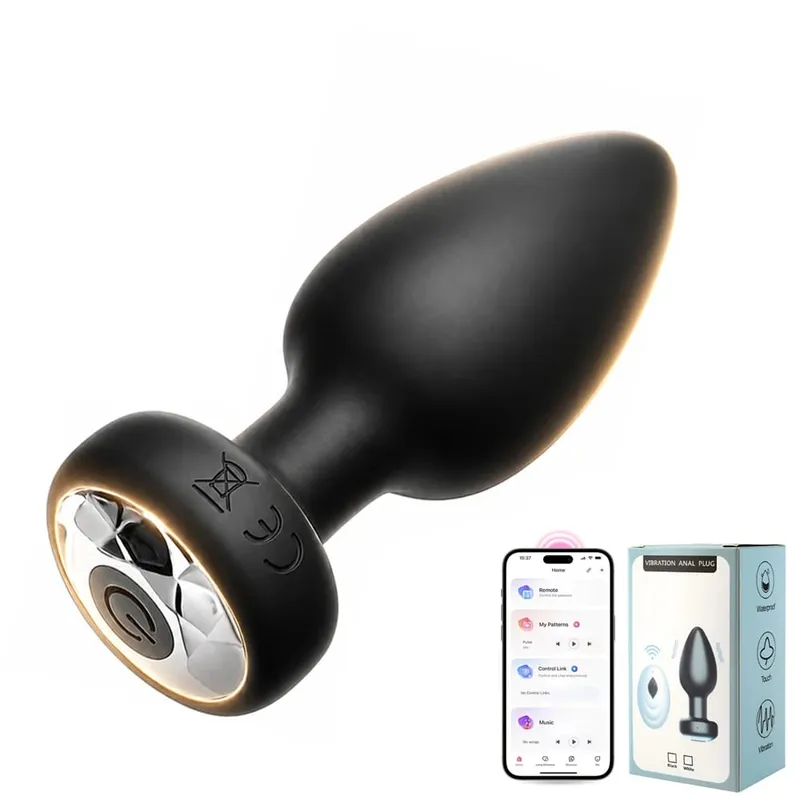무선 블루투스 아날 플러그 바이브레이터 여성 질 자극기 APP 원격 제어 엉덩이 플러그 마사지 남성 여성을위한 성인 섹스 토이 — image 8
