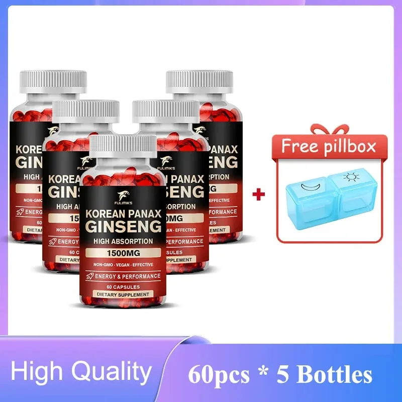 Panax Ginseng 15 000 mg - อาหารเสริมโสมแดงเกาหลีสำหรับผู้ชาย - ความแข็งแกร่งเป็นพิเศษ - เน้นพลังงาน ผลผลิตและประสิทธิภาพ — image 12