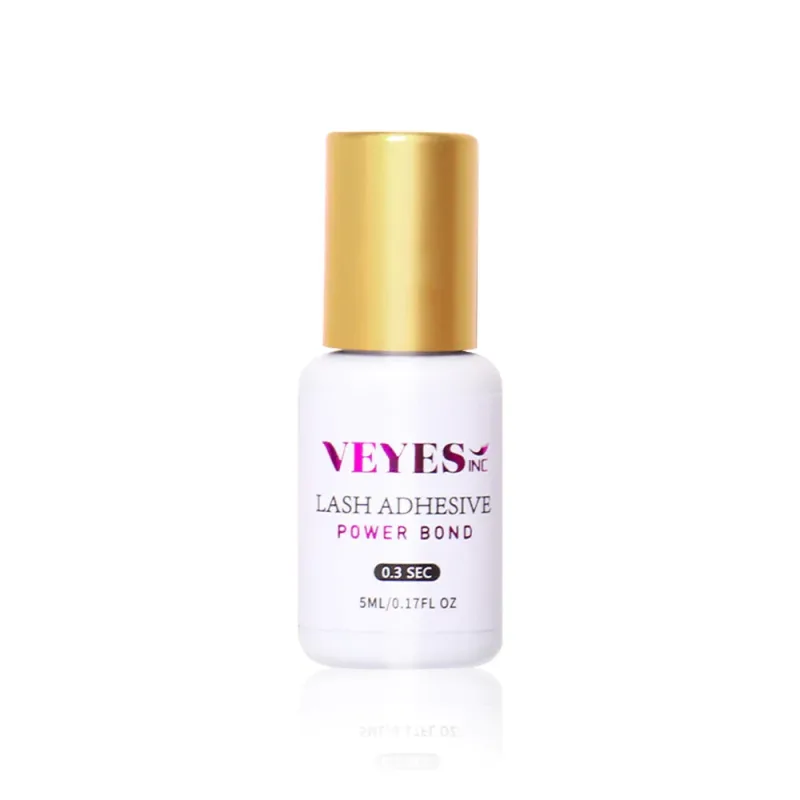 Veyes Inc 5ml/10ml 0.3s Colla per extension ciglia Spedizione dagli Stati Uniti Veyelash 7 settimane Volume di ritenzione Adesivo trasparente per ciglia