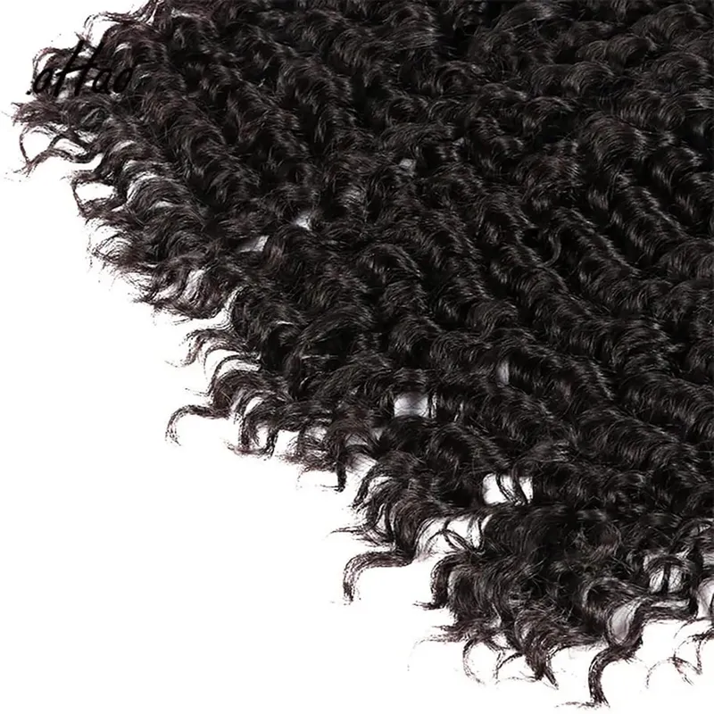 Nastro a onde profonde nelle estensioni dei capelli Capelli umani 20 pezzi Nastro biadesivo invisibile Estensione dei capelli 50 g/pacco Nastro per capelli umani Remy Ins — image 6