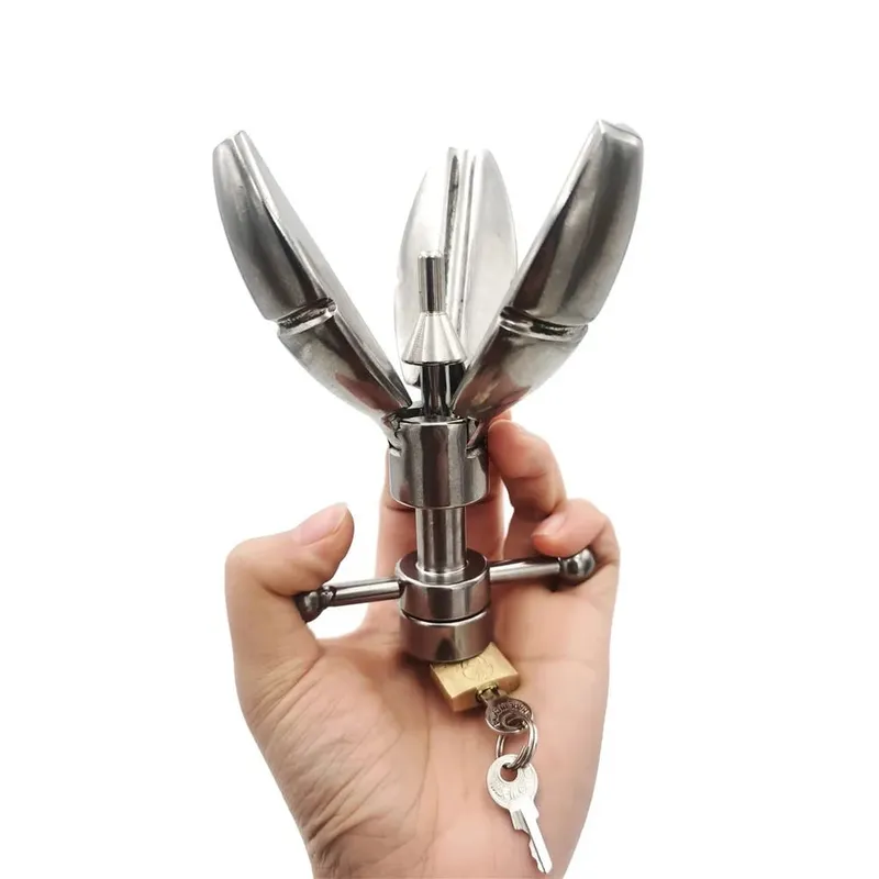 Butt Plug in acciaio inossidabile pesante Dilatatore vaginale anale Ano Eapander Giochi BDSM per adulti Prodotti erotici Giocattoli sessuali per uomini Donne Coppie