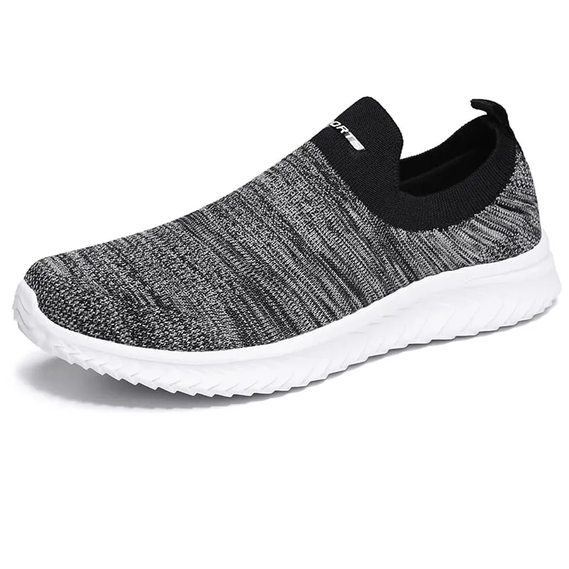 Uomini Vulcanize Scarpe Maglia Scarpe Da Uomo Leggere E Comode Scarpe Da Ginnastica da uomo 2025 Autunno Moda Slip On Appartamenti Scarpe Mocassini Maschili