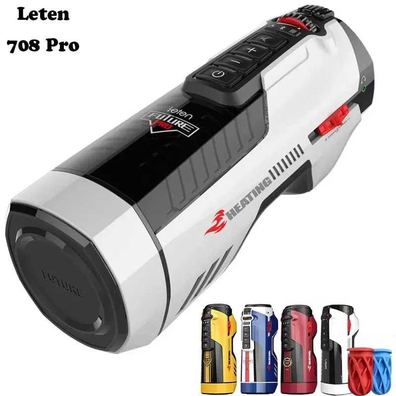 Leten 708 pro ลูกสูบอัตโนมัติความร้อนชาย Masturbator Sex Machine Masturbators ผู้ชายดูดสำเร็จความใคร่คัพเพศของเล่นสำหรับผู้ชาย. — image 6