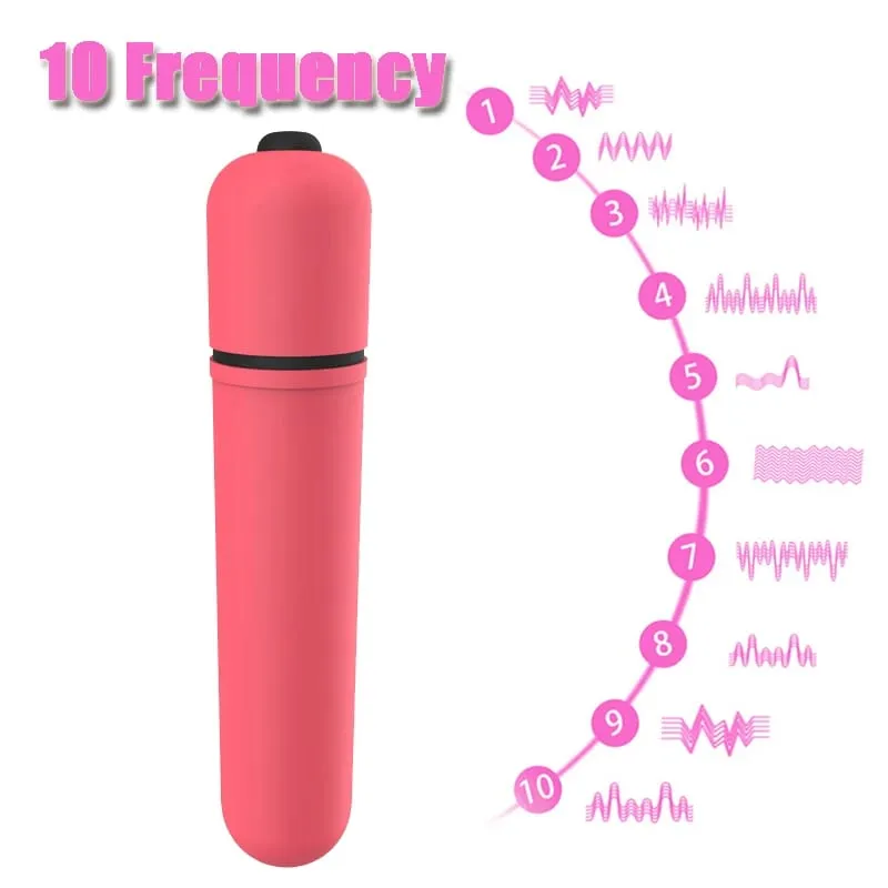 Mini Bullet Vibrator für Frauen 10 Geschwindigkeit Klitoris Stimulator Dildo Vibrator Erotische Spielzeug für Frau Erwachsene Produkte Sex Maschine — image 15