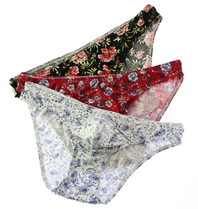 3pcs Men's Underwear Male printed Briefs Underpants for Men Brief Cotton Fiber Panties Mens Bikini Pant Men Sexy Slip Hombre Y09 — image 12