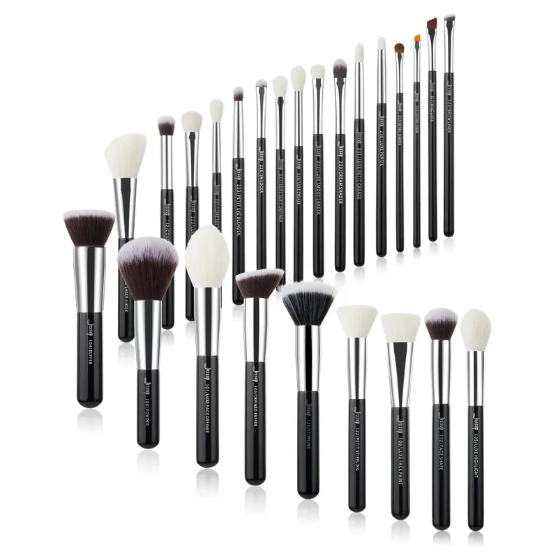 Jessup Trang Điểm Chuyên Nghiệp Bộ 25 Con Phấn Nền Phấn Mắt Che Khuyết Điểm Blusher Cọ Trang Điểm Bộ Dụng Cụ Mỹ Phẩm T290