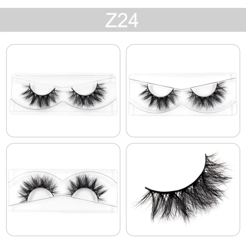Trang điểm Mi 3D Lông mi chồn Wispy Volume Lông mi giả Kịch tính Mi Lông mi xù tự nhiên Hoàn thiện đầy đủ Quyến rũ mắt — image 29