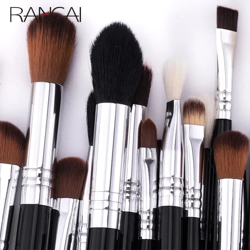 Set di pennelli per ombretto completo da 19 pezzi Pennello per occhi Fondotinta Contorno Correttore Pennello per trucco cosmetico con borsa — image 3