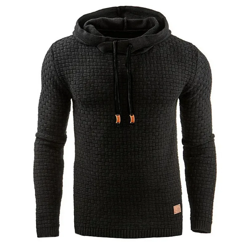 Chaud hommes couleur unie sweat à capuche décontracté surdimensionné sweat-shirt avec fermeture éclair jumelé sweats à capuche et vestes à capuche femmes homme sweats — image 1