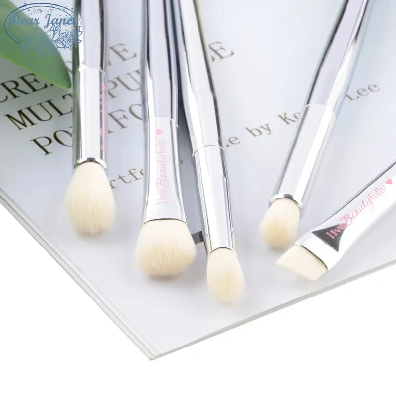 9 Buah/Set Set Kuas Makeup Foundation Perona Pipi Bronzer Patung Stabilo Eye Shadow Alis Kuas Make Up Kosmetik Kecantikan — image 3