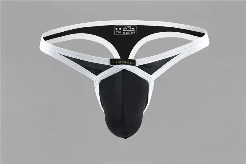 Mens Sexy Underwear Briefs Solid Gay Men Underwear Bulge G Strings Penis Pouch Thong Man Briefs Backless Man Tanga Jockstraps — image 5