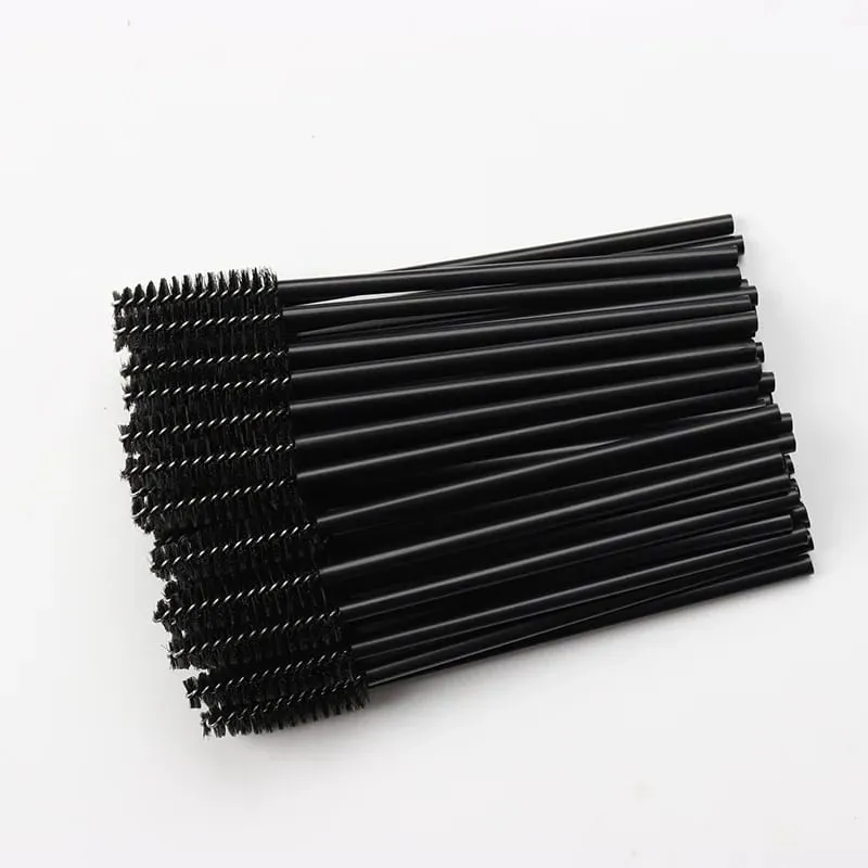 50 stk disponibel krystal øjenvippe børste Mascara tryllestave applikator diamant øjenvippe børster øjenvippeforlængelse kvinder makeup værktøj — image 8