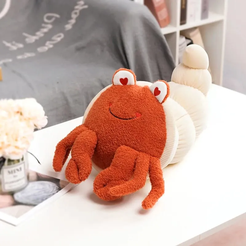 Bantal Mewah Awan Comel Sumbat Roti Keluarga Kreatif Lembut Telur Rebus Chestnut Hermit Crab Mainan Bantal Kereta Hiasan Rumah Mainan Kanak-kanak — image 17