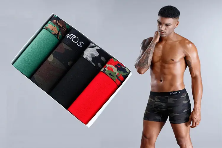 6Pcs White Boxers Man Sexy Underpants Brands Underwear Mens Boxershorts Cotton Men's Panties Male Boxer Shorts Set — image 1