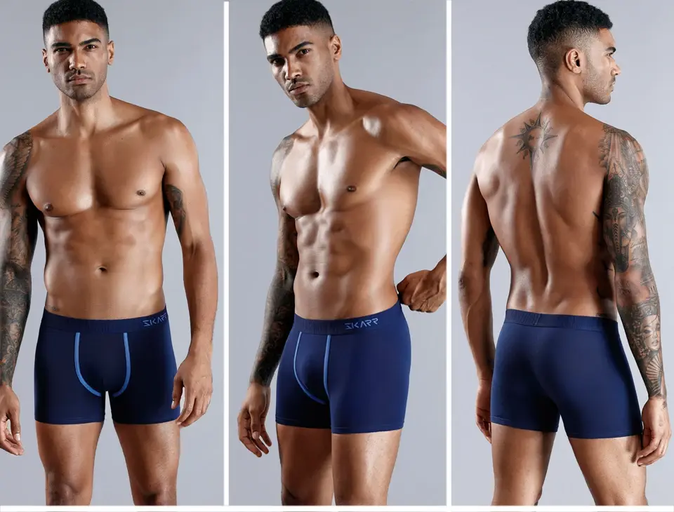 6Pcs White Boxers Man Sexy Underpants Brands Underwear Mens Boxershorts Cotton Men's Panties Male Boxer Shorts Set — image 5