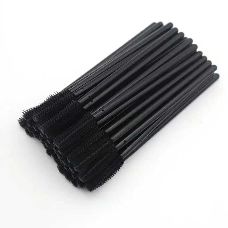 50 pezzi monouso in silicone ciglia pennelli applicatore eye lash mascara bacchette pennello estensione ciglia donne strumenti di trucco
