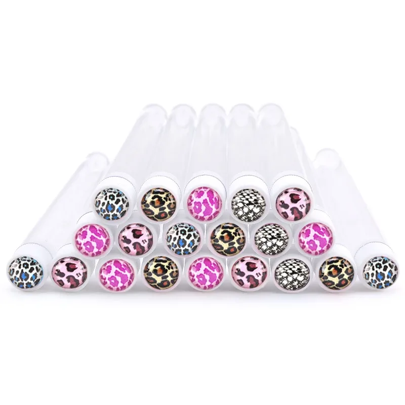 Tubes de pinceaux de maquillage réutilisables, 20 pièces, anti-poussière, Tubes de brosses à sourcils avec nouveaux cils, perceuse en résine, outil d'extension de cils remplaçable — image 34