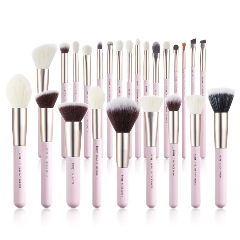 Jessup Make-up-Pinsel-Set, 15–25 Stück, natürlich-synthetisch, für Grundierung, Puder, Textmarker, Lidschatten, Pinsel, Pedzle do Makijazu T290 — image 9
