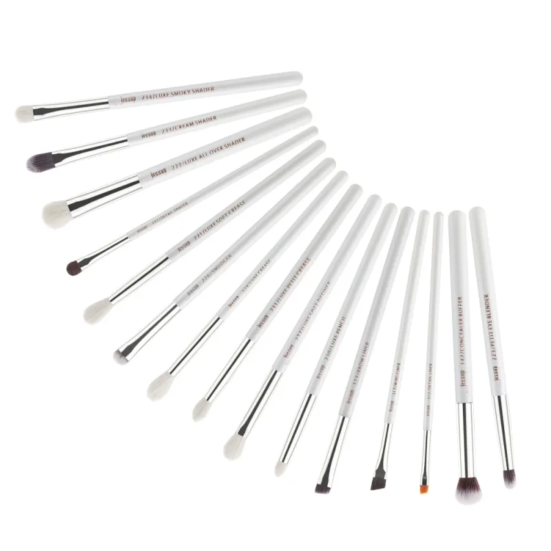 Jessup แปรงแต่งหน้าชุด 15 ชิ้น Eye Make up Brush อายแชโดว์ Eyebrow Liner Blending คอนซีลเลอร์เครื่องสำอางค์ชุดเครื่องมือแปรงผมแพะ — image 13