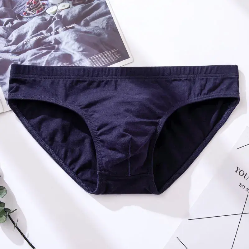 5pcs Men's Underwear Male Solid Briefs Underpants for Men Brief Cotton Adult Panties Mens Bikini Pant Men Sexy Slip Hombre 1805 — image 1