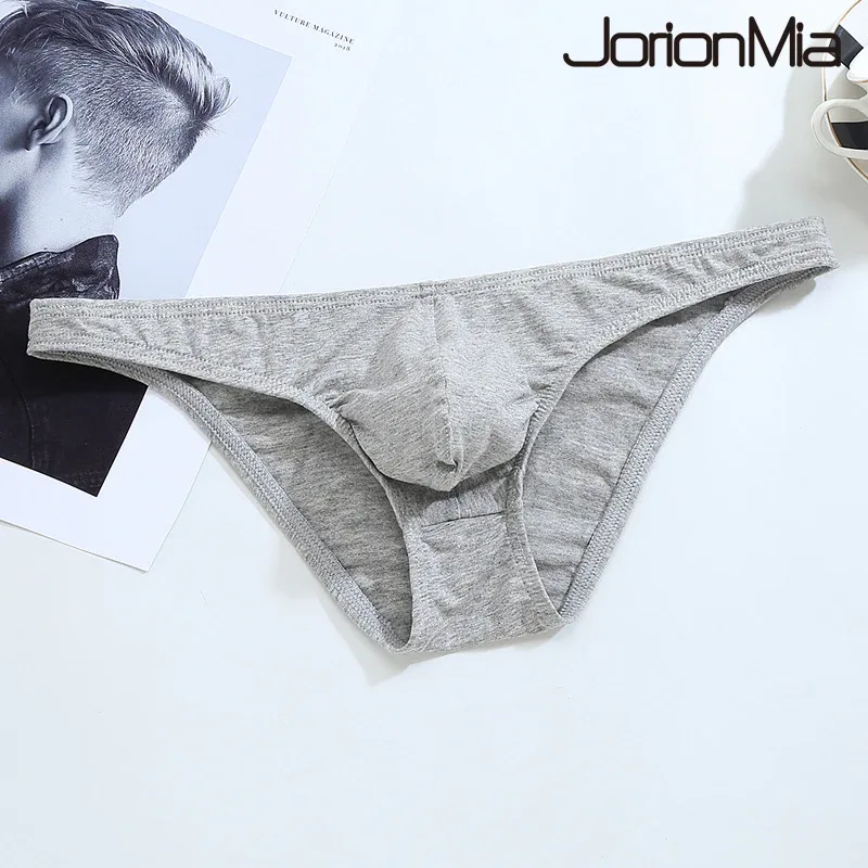 4 Cotton Briefs Mens Comfortable Underpants Man Underwear Bikini Drop shipping Mens Breathable Low-rise Brief Panties Solid 1811 — image 2