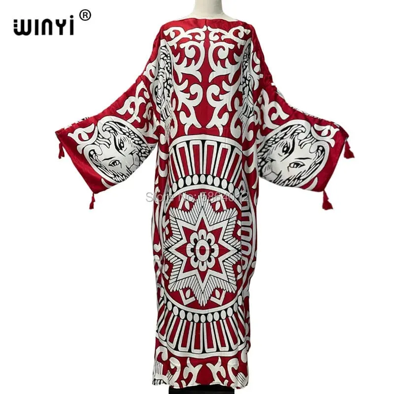 Cotton Robe Femme Hiver Платье Elegant Long Sleeve Мусульманские Комплекты Splicing Stripe Print Female Dresses Vestdios Abaya — image 36