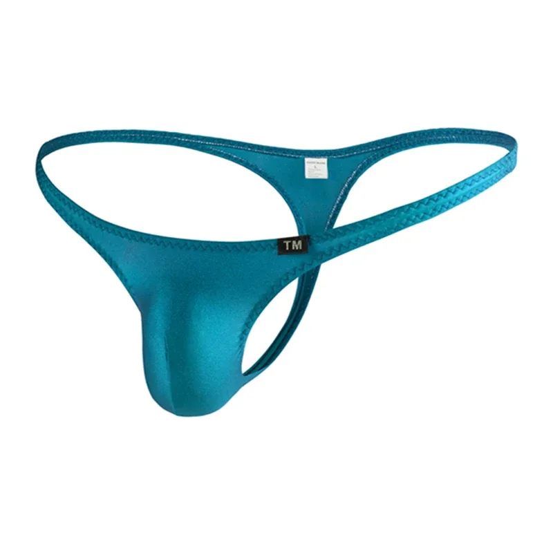 เซ็กซี่ U-นูนกระเป๋า Men's Thongs ยืดหยุ่นกระชับกางเกง G-String ต่ำเอวกางเกง T-Back ขนาดเล็กกางเกงชาย Underwears — image 3