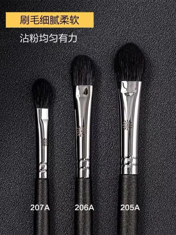 1 τμχ Τρίχα κατσίκας Basic Eyeshadow Makeup Brushes small Eye Blending βάση σκιών Big Nose Make up πινέλο τρίχες ζώων 205a 206a 207a — image 2