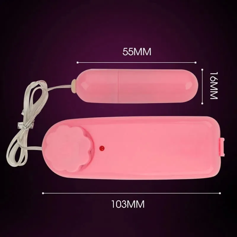 Candiway 다중 속도 유선 원격 제어 진동기 점프 계란 자위대 클리토리스 자극기 성인 섹스 토이 for 여성용 — image 2