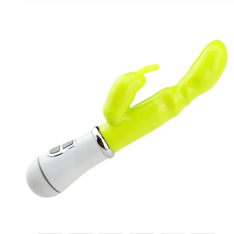 Vibratore del coniglio del punto G per le donne Doppio vibratore del dildo Impermeabile femminile Massaggiatore del clitoride della vagina Giocattoli adulti del sesso Prodotti erotici — image 10