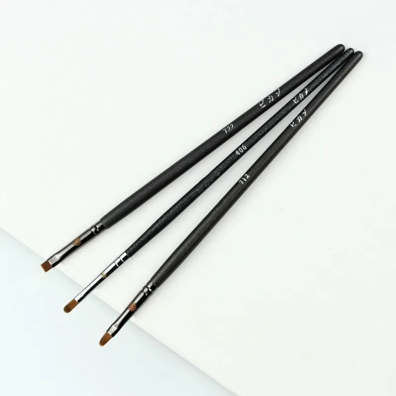 1 Stück Präzisions-Eyeliner, abgeschrägter Concealer, Make-up-Pinsel, konisch, Augenlid-Make-up-Pinsel, flacher Liner, flüssige Augenbraue, 406 712 722 — image 3