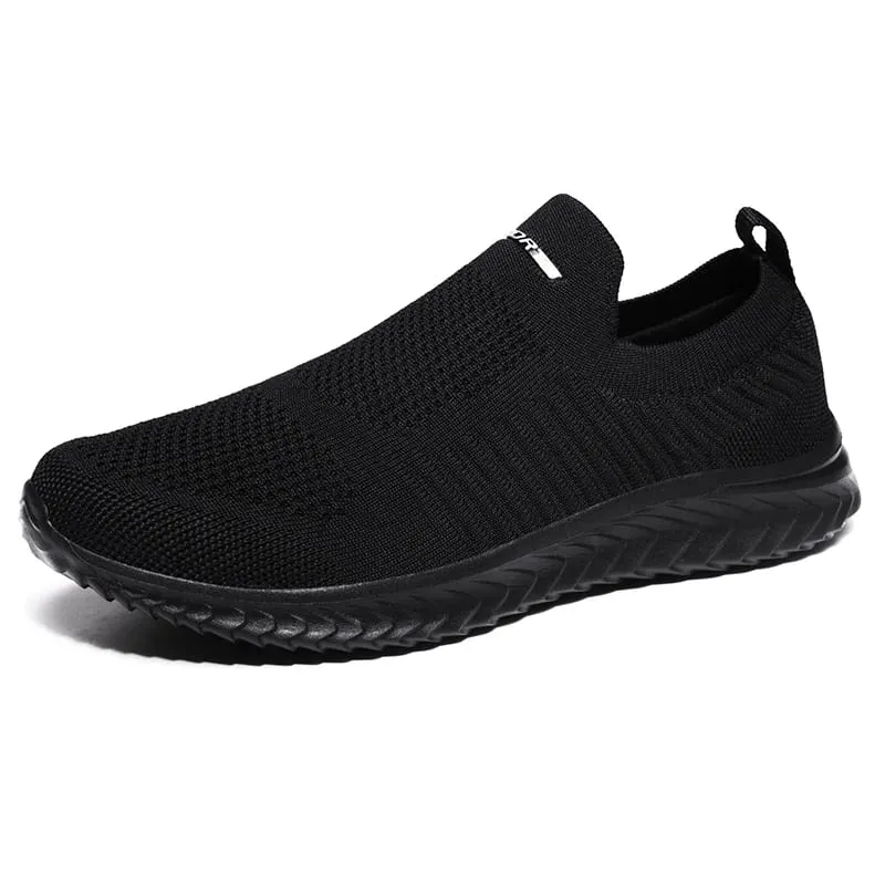 Uomini Vulcanize Scarpe Maglia Scarpe Da Uomo Leggere E Comode Scarpe Da Ginnastica da uomo 2025 Autunno Moda Slip On Appartamenti Scarpe Mocassini Maschili