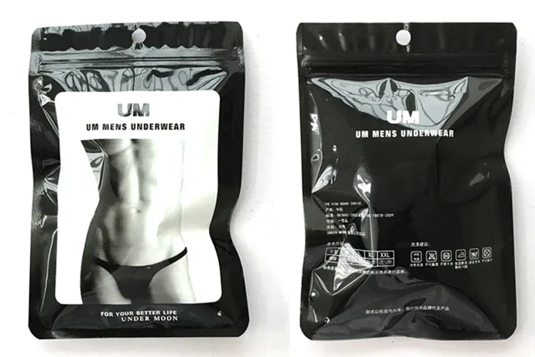 Men's Sexy Briefs Ultrathin Ice Silk Underpants Double Split Bikini Underwear With Holes Personalized U-Convex Design Panties — image 8