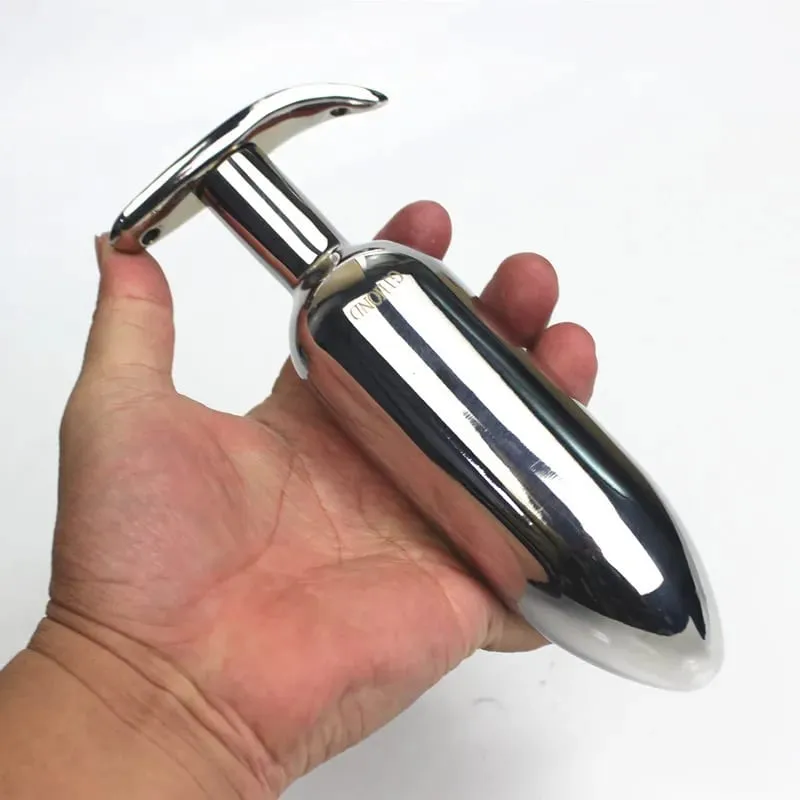 Anální míček 6 velikostí Pevná nerezová ocel Anus Dilator Zátka na zadek pro dospělé Herní anální sexuální hračky pro muže a ženy H8-1-38 — image 2