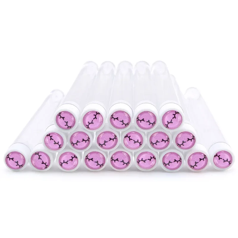 Tubes de pinceaux de maquillage réutilisables, 20 pièces, anti-poussière, Tubes de brosses à sourcils avec nouveaux cils, perceuse en résine, outil d'extension de cils remplaçable — image 18