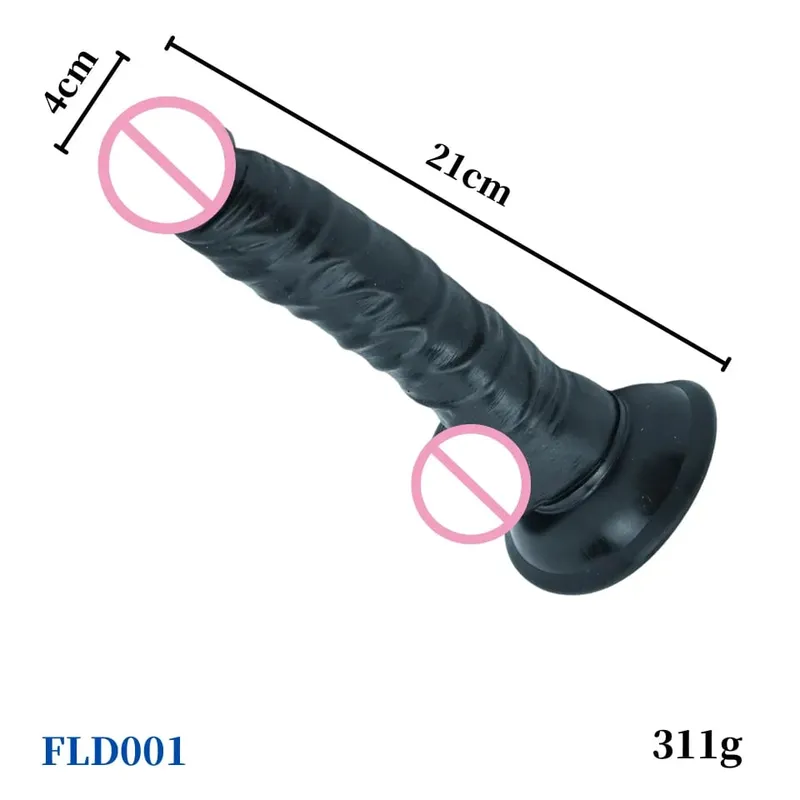 Machine sexuelle gros godes noirs connecteur rapide masturbation vibrateur godes réalistes pour femmes accessoires jouet sexuel pour adultes — image 5
