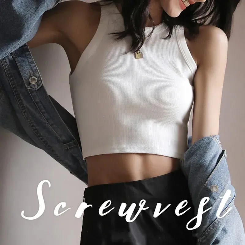 Basique Solide T-shirts Femmes Mince Licou Cou Hors épaule Haut Pour Femmme T-shirts D'été Femmes Réservoirs Sans Manches Livraison Directe — image 4