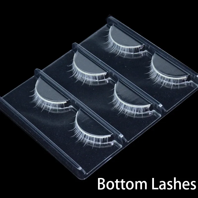 white bottom lash D