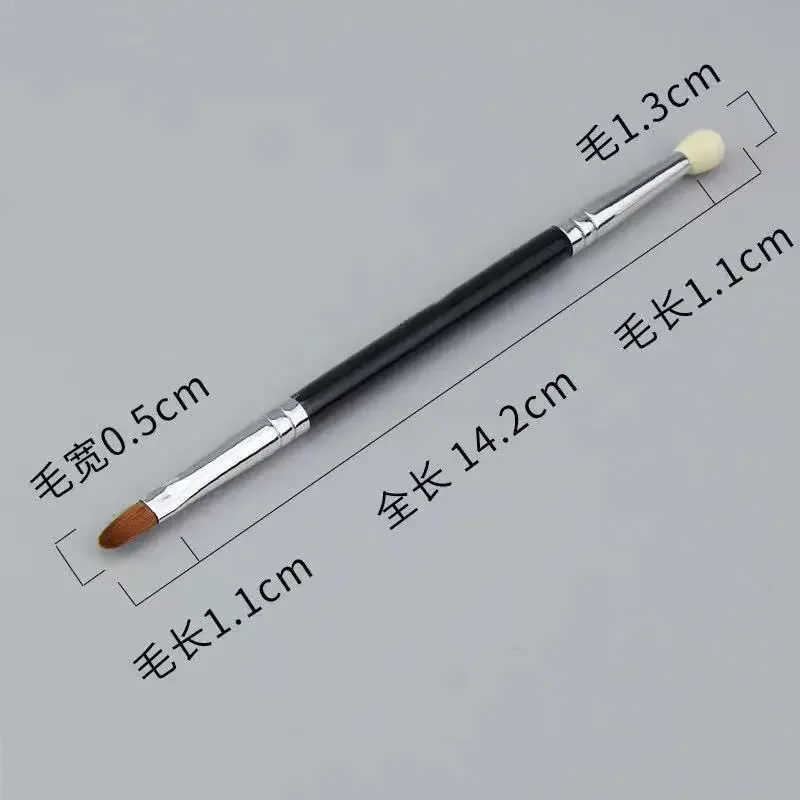 Pinceaux de maquillage anti-cernes, éponge, détail pointu, fard à paupières, pour couvrir les taches de précision, outils de beauté à Double extrémité, 1 pièce — image 3