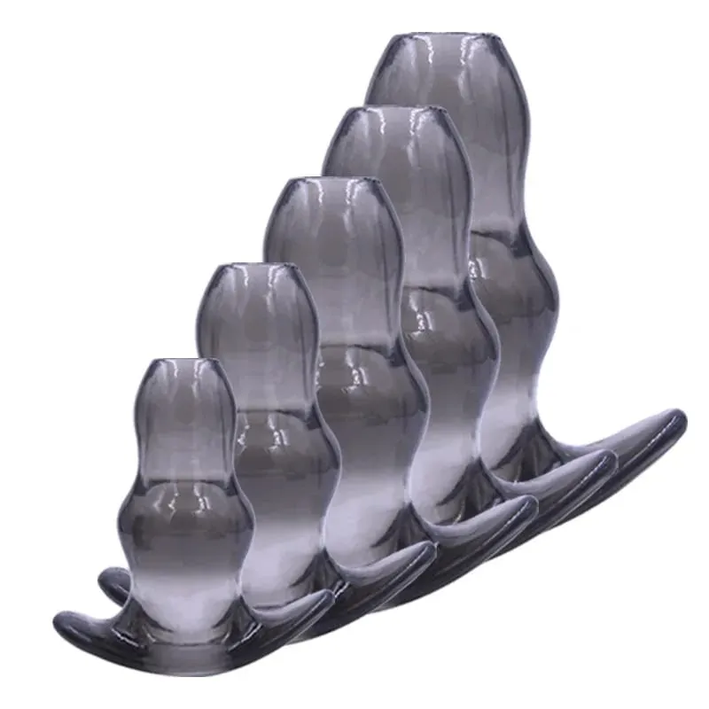 5 velikostí dutá anální zátka Soft Speculum Masážní zátka prostaty Klystýr Sexuální hračky pro ženy Muži Sexuální produkty s análním dilatátorem — image 2