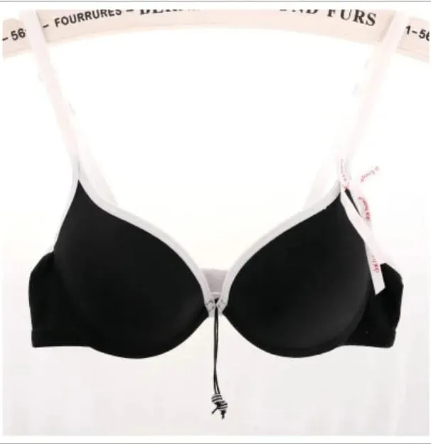 ปิดด้านหน้า Push Up Bra Panty ชุดผู้หญิงสีทึบสีแดง Rose สีแดงสีเหลืองชุดชั้นในวาเลนไทน์งานแต่งงานทุกวันหญิงชุดชั้นใน — image 11
