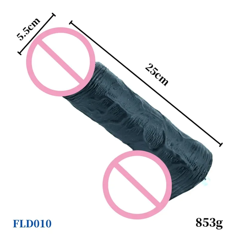 Machine sexuelle gros godes noirs connecteur rapide masturbation vibrateur godes réalistes pour femmes accessoires jouet sexuel pour adultes — image 11