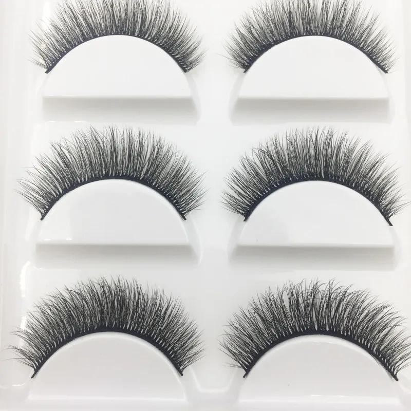 10/50 Dozen 3D Nertsen Wimpers Natuurlijke Dikke Valse Wimpers Mink Wimpers Zachte Nep Wimper Piekerige Make-Up Cilios H13 Kat — image 16