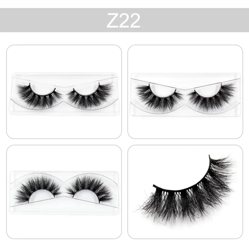 Trang điểm Mi 3D Lông mi chồn Wispy Volume Lông mi giả Kịch tính Mi Lông mi xù tự nhiên Hoàn thiện đầy đủ Quyến rũ mắt — image 8