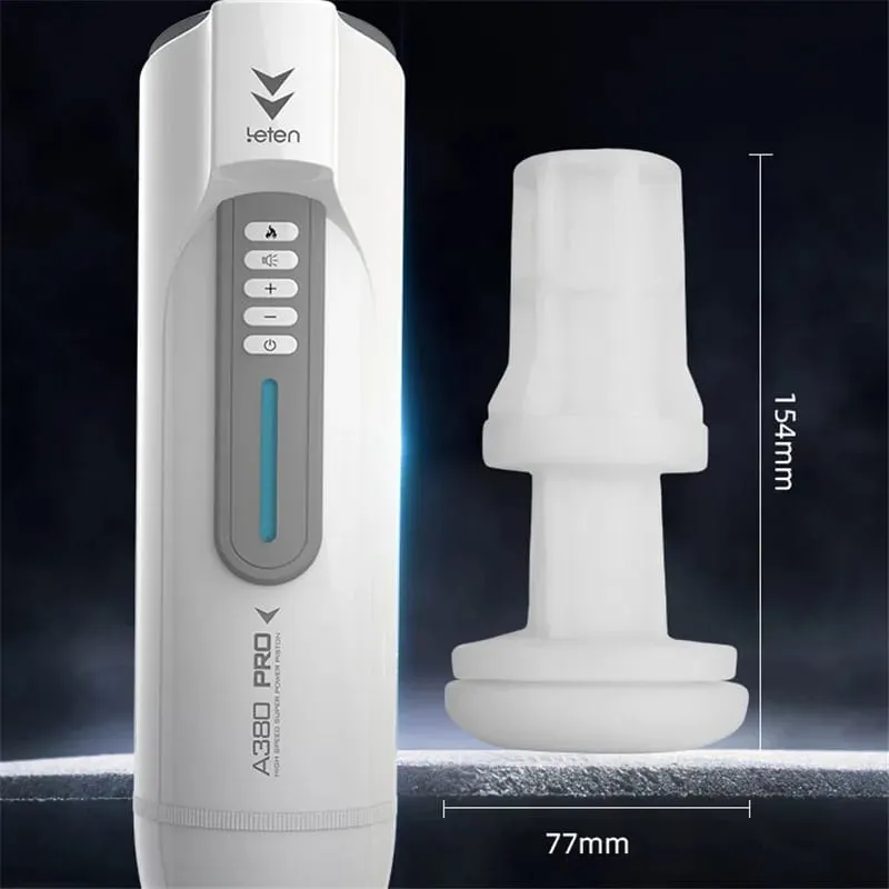 Leten-masturbador telescópico automático de pistón A380, máquina de masturbación masculina con calefacción y empuje de Vagina, Juguetes sexuales para hombres — image 5