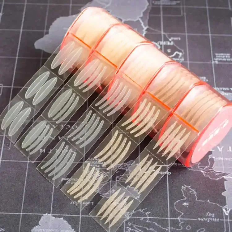 400Pcs/box Big Eyelid Tape Sticker Double Fold Self Adhesive Eyelid Tape Stickers S/L Makeup Clear invisible fallen eyelids — image 4
