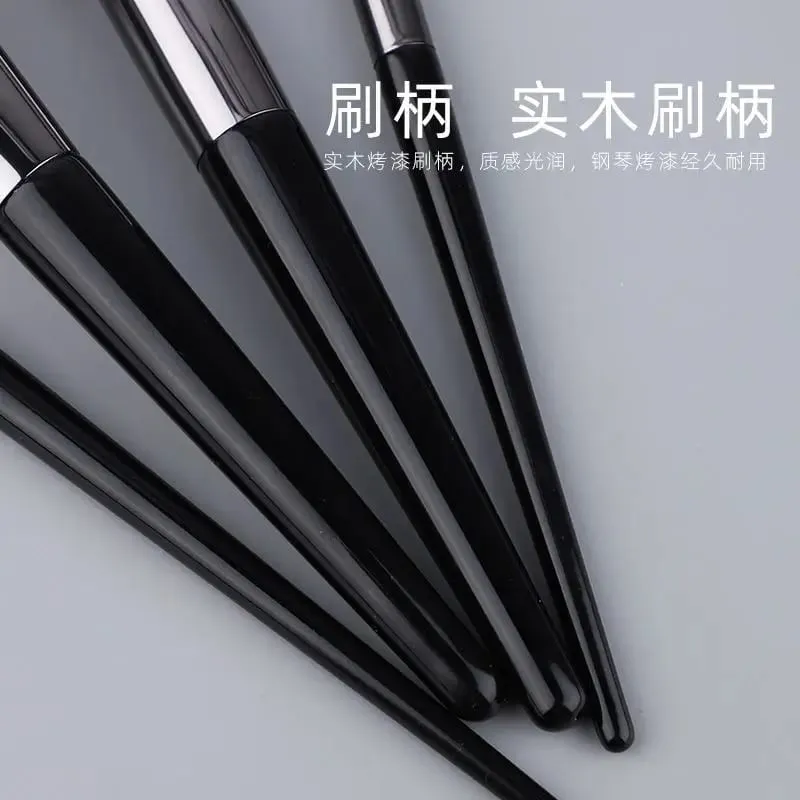 1 brocha de maquillaje en ángulo, Base líquida, brocha de maquillaje, bronceador, detalle lateral, herramientas de belleza esenciales para la cara 854 — image 3