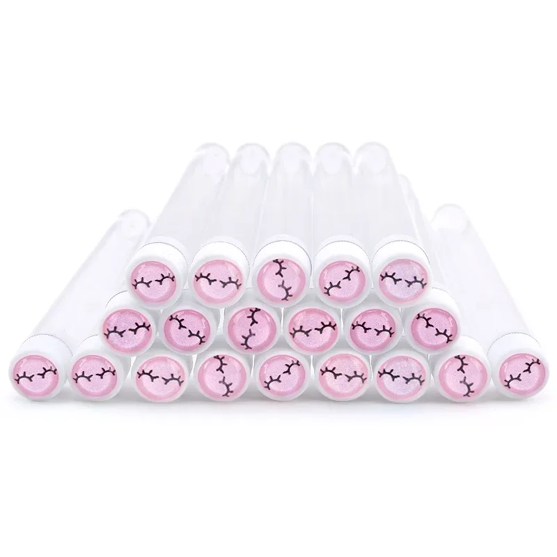 Tubes de pinceaux de maquillage réutilisables, 20 pièces, anti-poussière, Tubes de brosses à sourcils avec nouveaux cils, perceuse en résine, outil d'extension de cils remplaçable — image 17