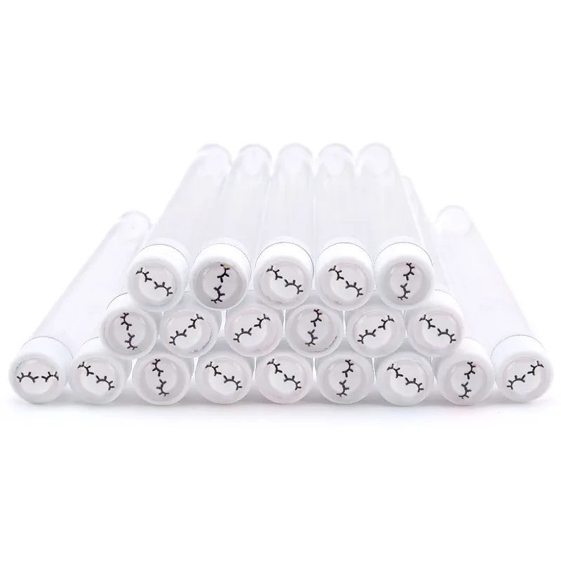 Tubes de pinceaux de maquillage réutilisables, 20 pièces, anti-poussière, Tubes de brosses à sourcils avec nouveaux cils, perceuse en résine, outil d'extension de cils remplaçable — image 16