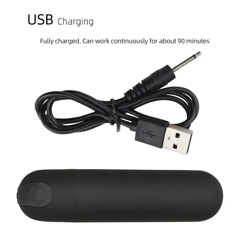 Leistungsstarke USB Ladung Kugel Vibrator Klitoris Stimulator G-Spot Vagina Massage Erwachsene Erotische Sex Spielzeug Für Frau Weibliche Masturbator — image 5